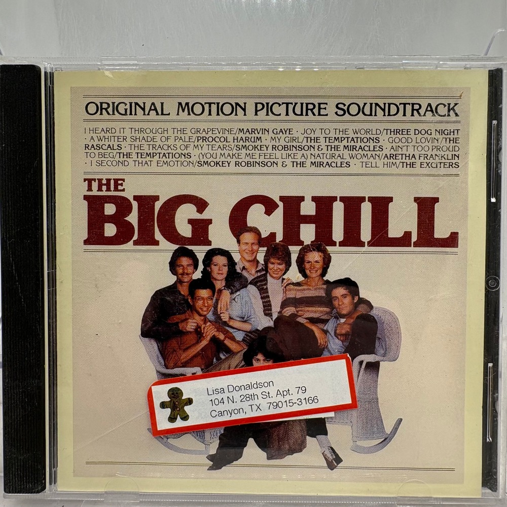 The Big Chill Original Motion Picture Soundtrack‎ CD Motown 3746360622 Soul R&B